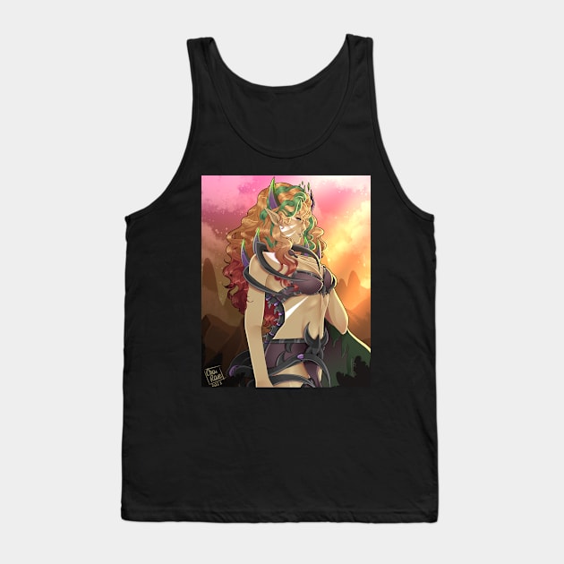 Zan'Athia - Darkspear Troll Tank Top by Chairae